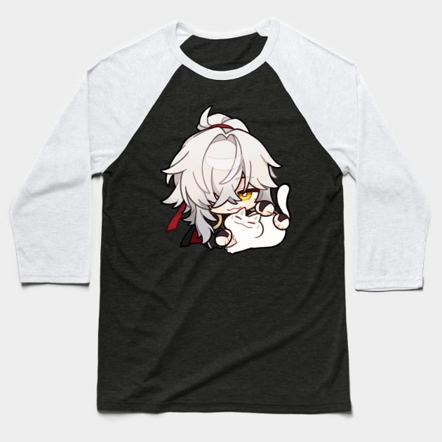 Honkai Star Rail Chibi Jing Yuan Baseball T-Shirt by HoyoStan